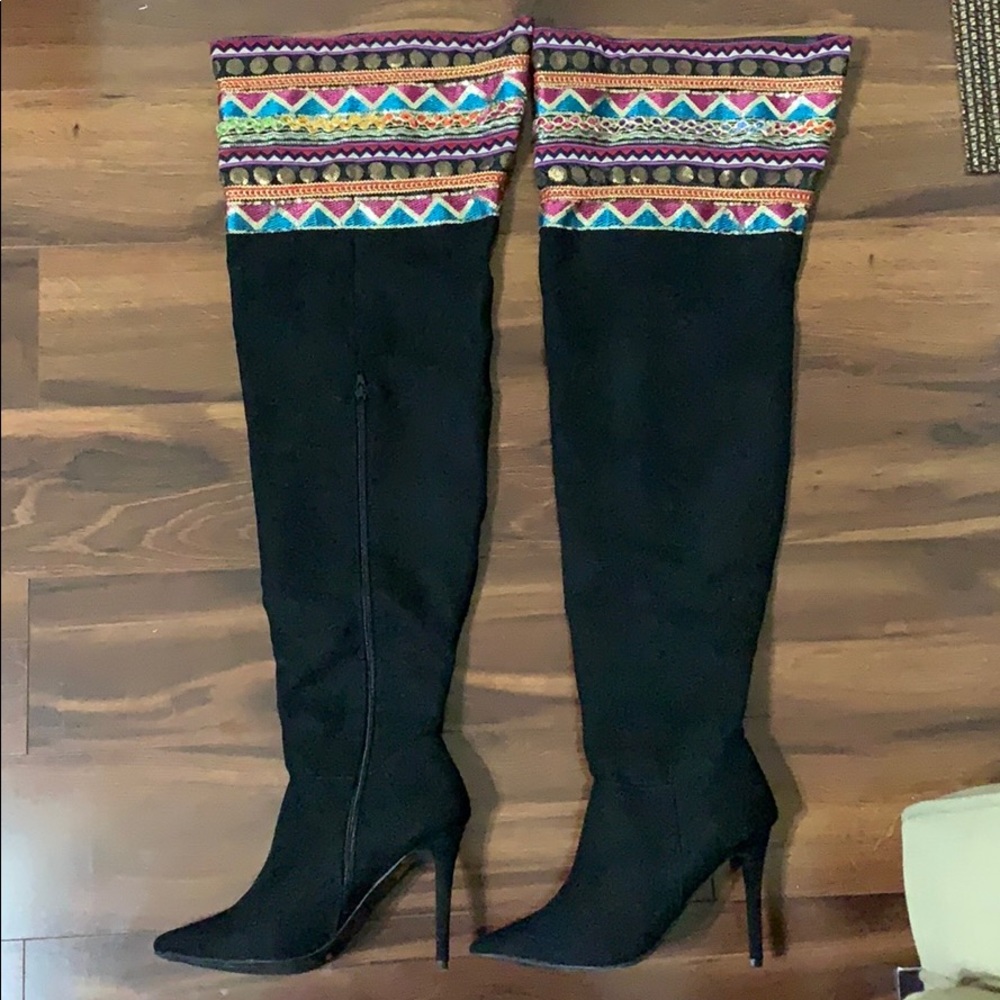 Thigh high boots